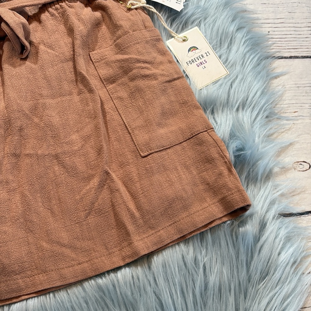 NWT Forever 21 Girls Paperbag Skort Sz 11/12 - Picture 4 of 10